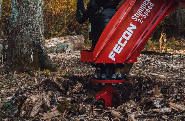 red and black color fecon machine for underground drilling